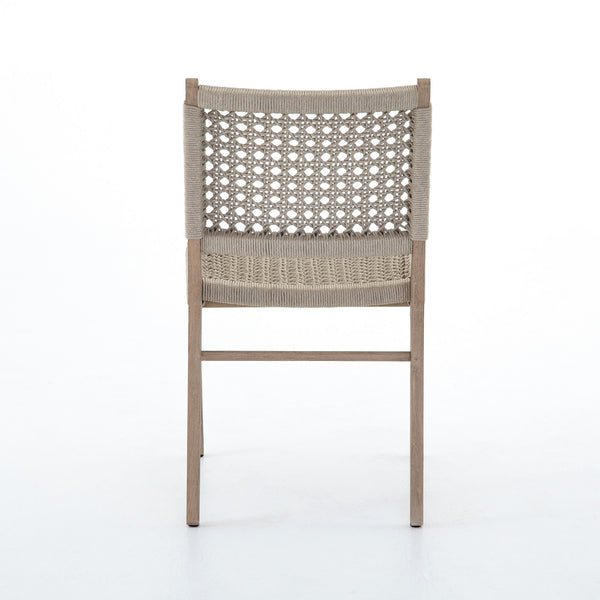 Delmar Outdoor Dining Chair to Washed Brown