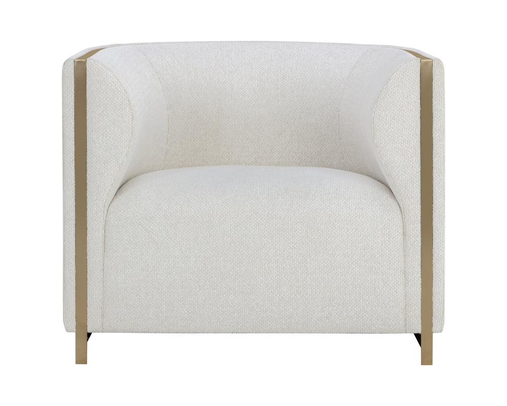 LARRON ARMCHAIR - RHEA LIGHT BARLEY