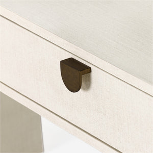 Cressida Console Table - Ivory Painted Linen