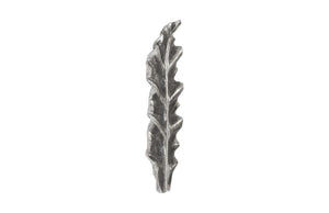 Petiole Wall Leaf, Silver, Small, Version B