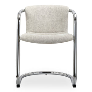 Freeman Chrome Frame Dining Chair Set of Two