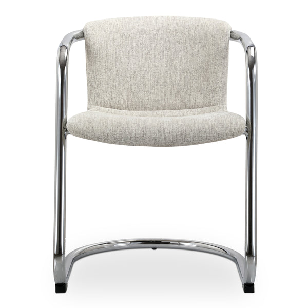 Freeman Chrome Frame Dining Chair Set of Two