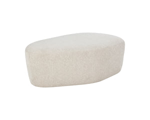 SORAYA OTTOMAN - DOVE CREAM