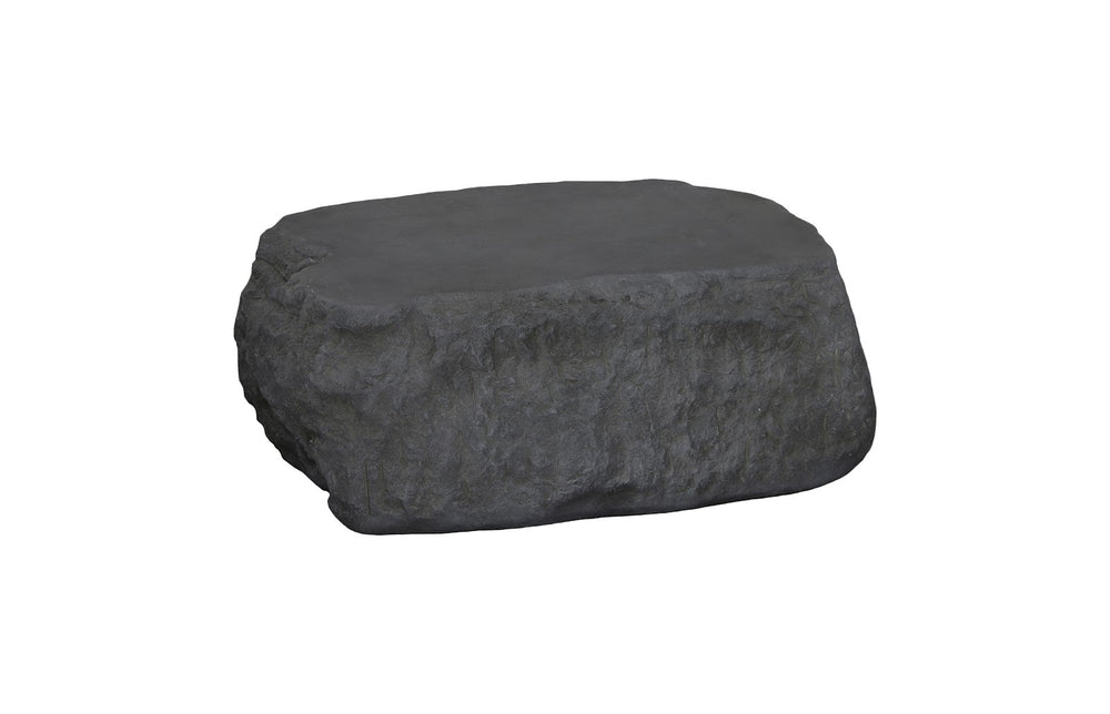 Quarry Coffee Table, Large, Charcoal Stone