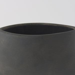 Rylee 13.0H Dark Brown Ceramic Vase