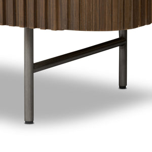 Fletcher Media Console - Terra Brown Oak