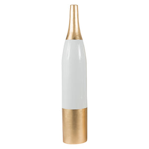 Gilded Cardboard Sculpture Vases