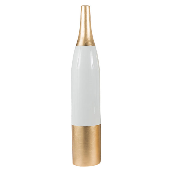 Gilded Cardboard Sculpture Vases
