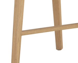 DOMINIC COUNTER STOOL - LIGHT OAK
