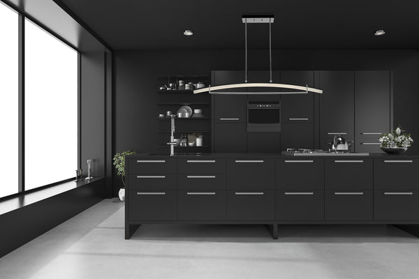 Arc 1 Light Chandelier in Chrome Finish