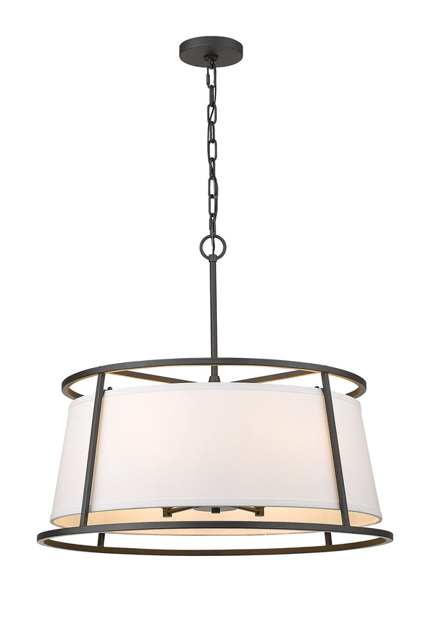 Lenyx Pendant 6 Light Pendant in Iron Ore Finish