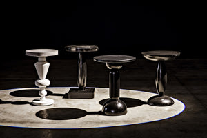 Adonis Side Table, Hand Rubbed Black