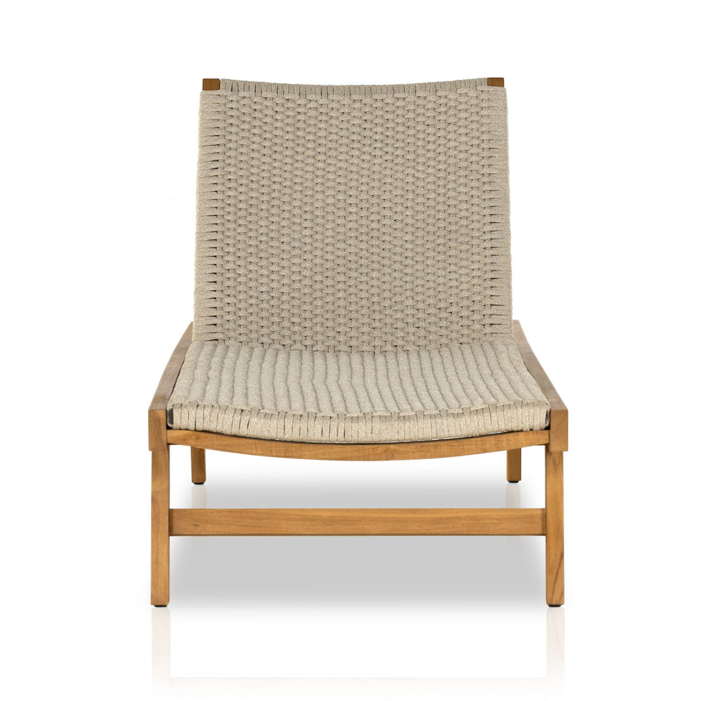 Delano Outdoor Chaise - Ivory Rope