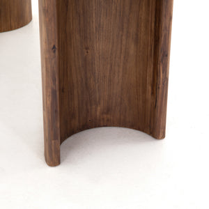 Paden Dining Table in Seasoned Brown Acacia