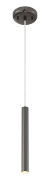 Forest 1 Light Mini Pendant in Pearl Black Finish