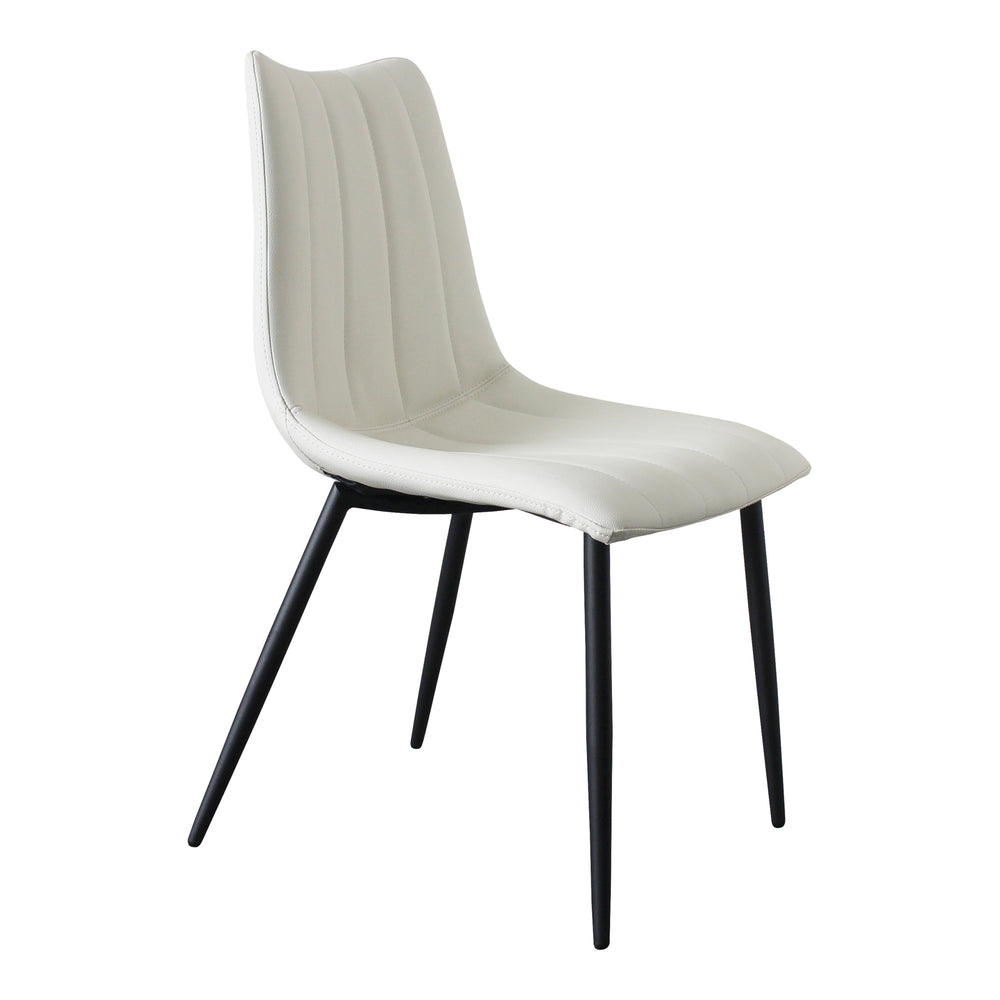 Moe's Alibi Dining Chair Set of 2 in Ivory