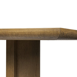 Garrett Dining Table - Amber Oak Thin Veneer