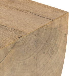 Elbert Console Table In Rustic Oak Veneer