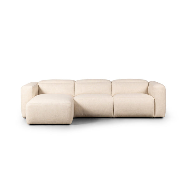 Radley Power Recliner 3-Piece Sectional W/ Chaise - Antigo Natural