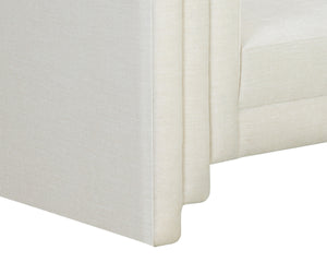 KIRA ARMCHAIR - HEATHER IVORY TWEED