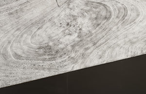 Geometry Console Table, Grey Stone