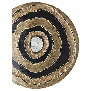 Skipping Rocks Wall Decor | Gold And Black - Small