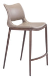 Ace Counter Stool (Set of 2) Brown & Walnut
