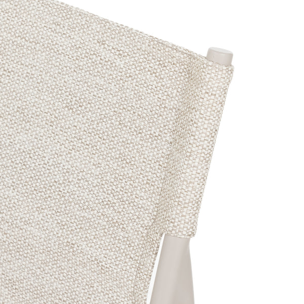 Miller Outdoor Dining Chair In Dove Taupe