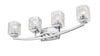 Zaid 4 Light Vanity in Chrome Finish