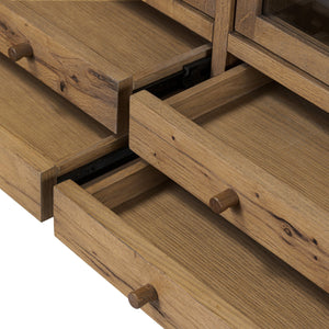 Bergstrom Cabinet - Warm Natural Oak Veneer