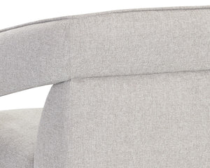 Kendrick Swivel Lounge Chair - Belfast Heather Grey