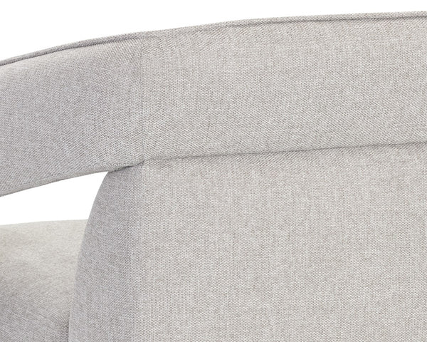 Kendrick Swivel Lounge Chair - Belfast Heather Grey