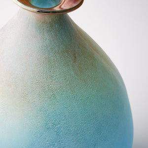 Sea Of Dreams Vase in Turquoise and Scavo