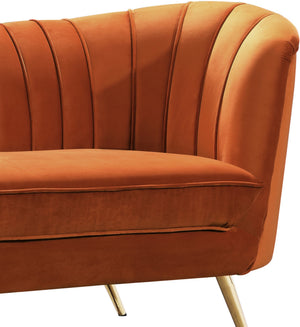 Josefina Sofa In Cognac Velvet