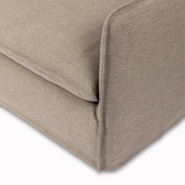 Andre Outdoor Sofa 96" in Alessi Fawn