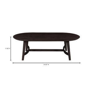 Trie Coffee Table in Dark Brown Oak