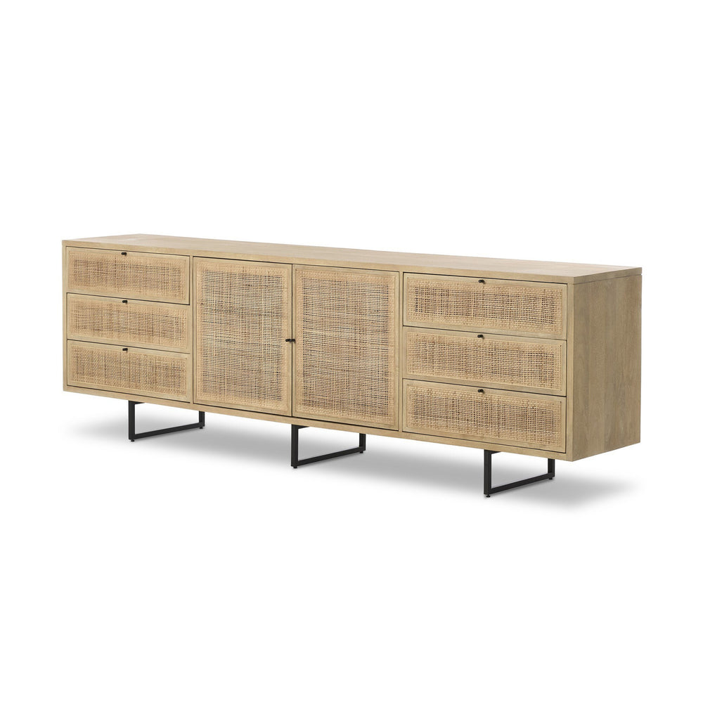 Carmel Sideboard 96" - Natural Cane