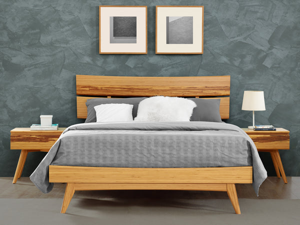 Caramelized Azara California King Platform Bed