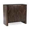 Ledro Solid Mango Wood 2-Door Cabinet