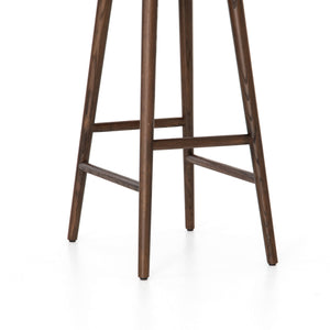 Union Saddle Bar Stool-Dist Black