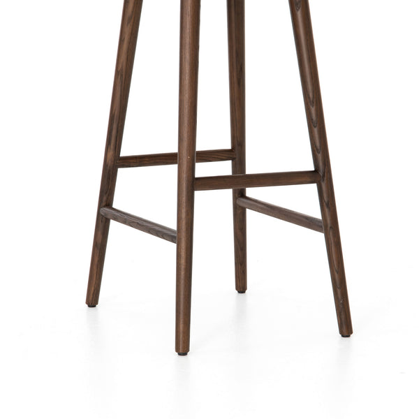 Union Saddle Bar Stool-Dist Black