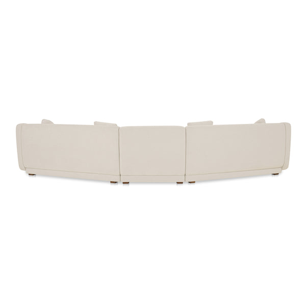 Fraser 3 Piece Modular Sectional in Off White