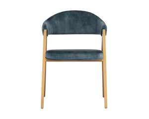 BURGOS DINING ARMCHAIR - NONO PETROL