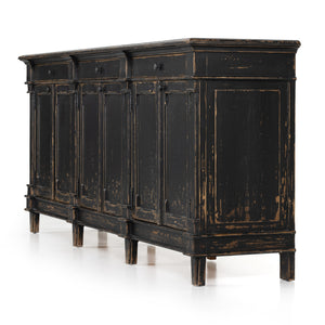 Marjorie Sideboard In Distressed Black
