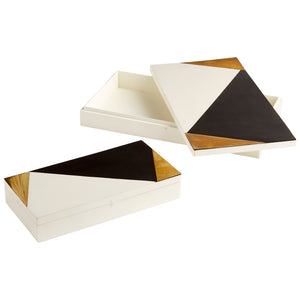 Modametric Container in Black - Gold - White