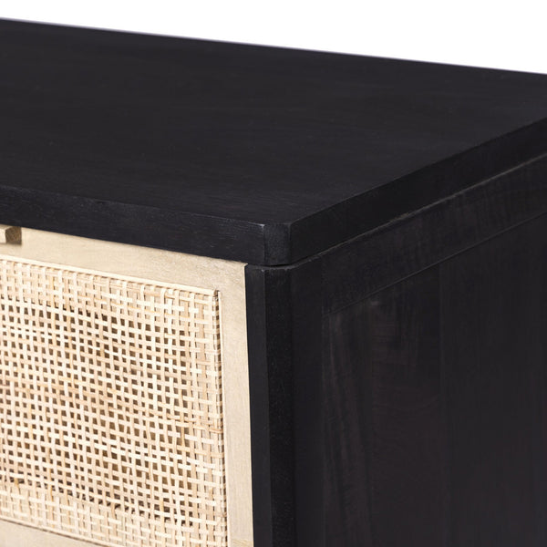 Sydney 9 Drawer Dresser In Black Wash