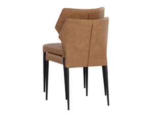 JAMES STACKABLE DINING CHAIR - BOUNCE NUT