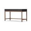 Fiona Desk In Black Raffia