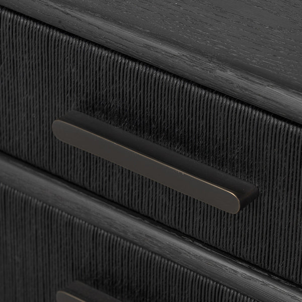 Rosenell Media Console - Black Paper Cord