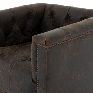 MAXX SWIVEL CHAIR-DESTROYED BLACK